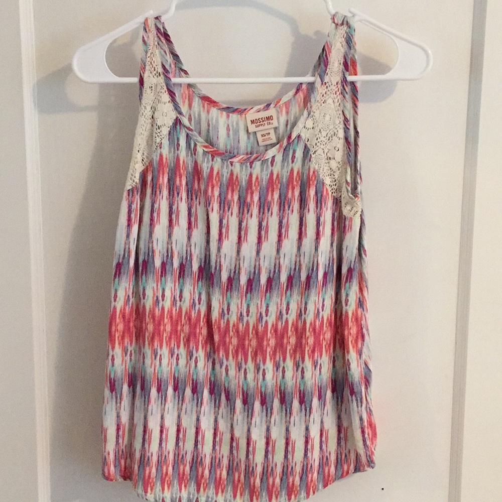 Woman’s lacy tank top